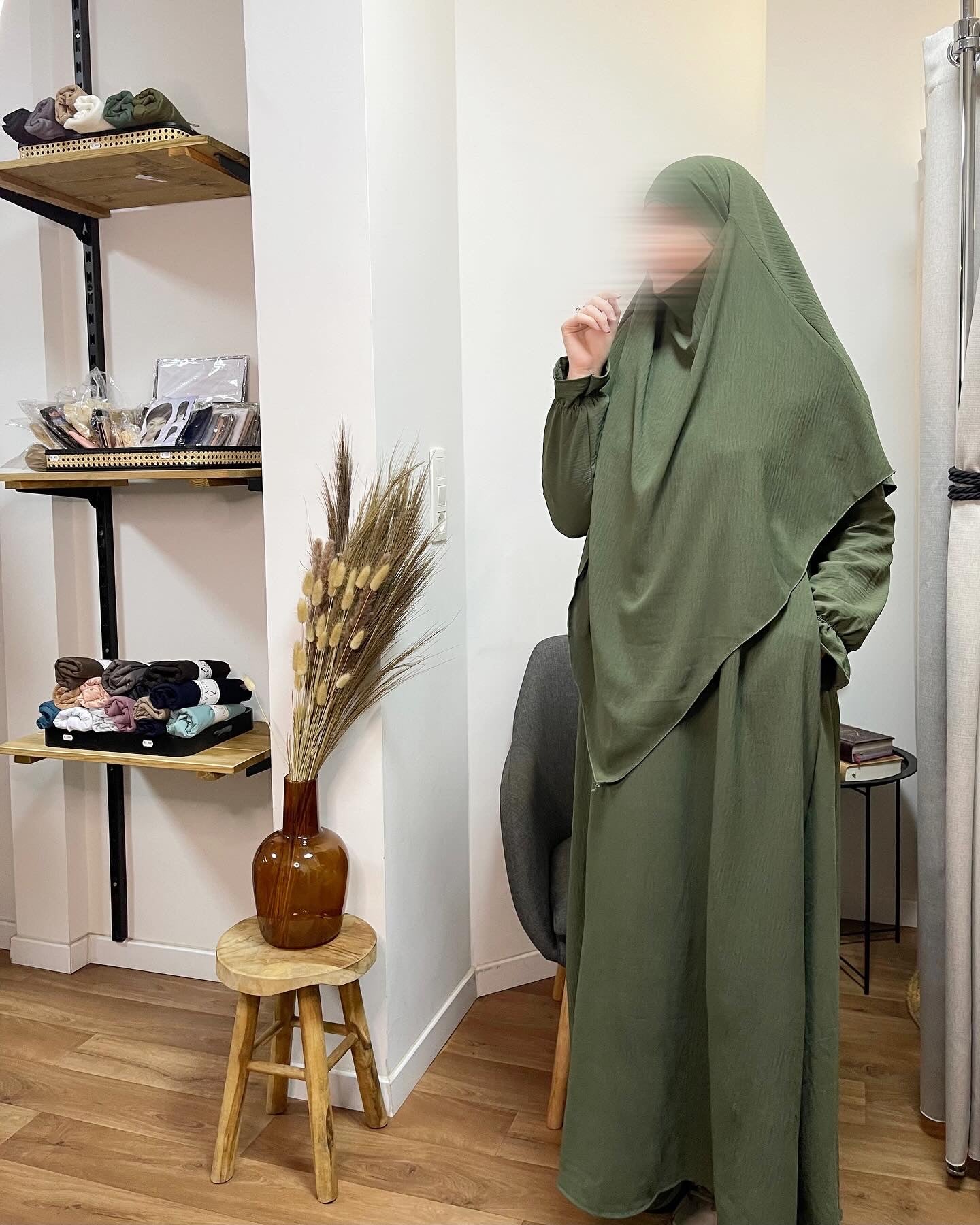 Ensemble Abaya & khimar simple jazz