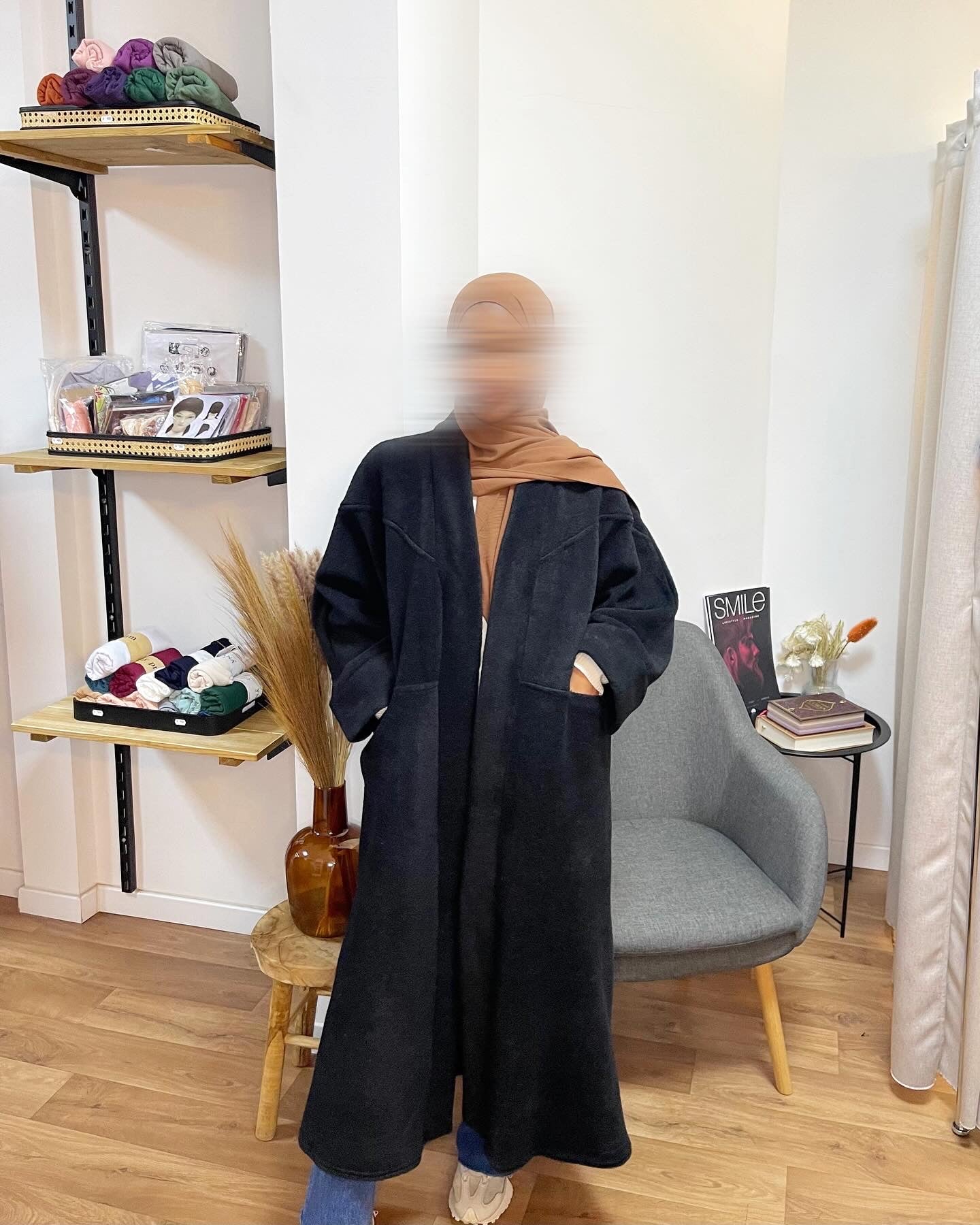 Manteau oversived épais long