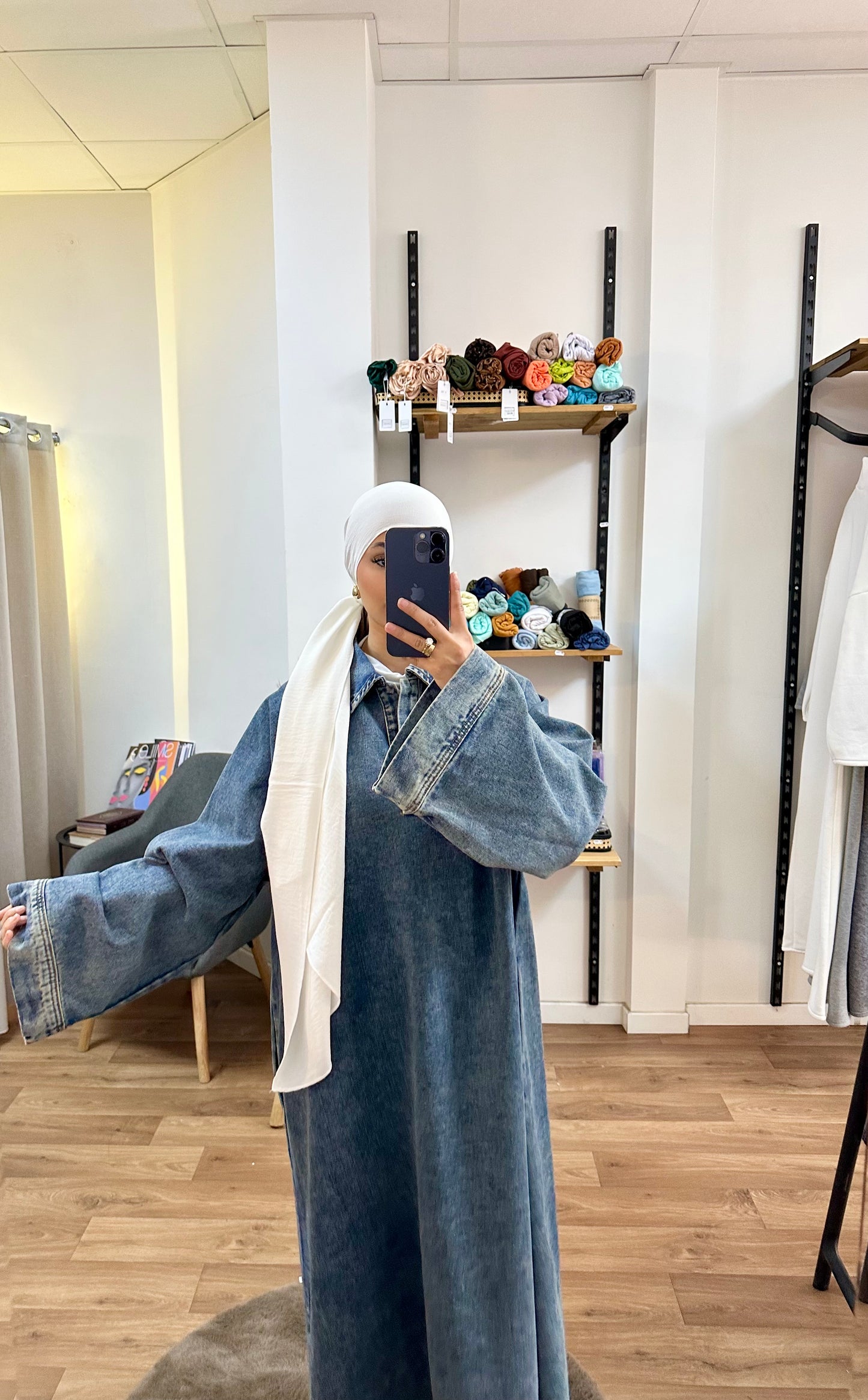 Robe denim oversize