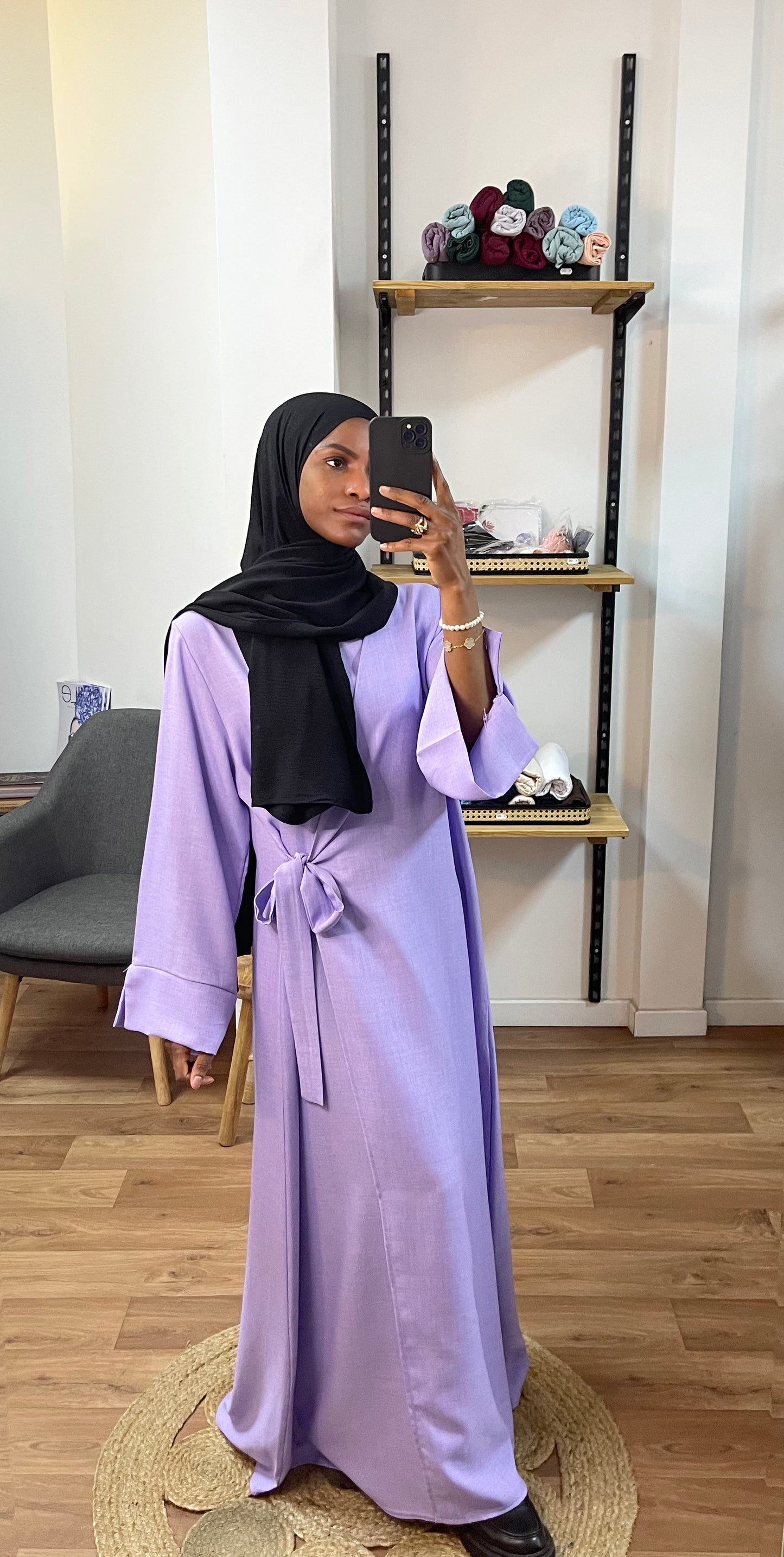 Abaya Lin cache cœur