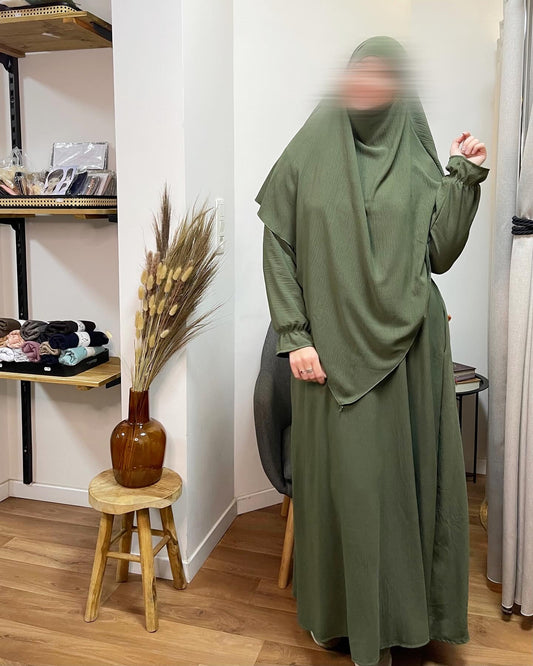 Ensemble Abaya & khimar simple jazz
