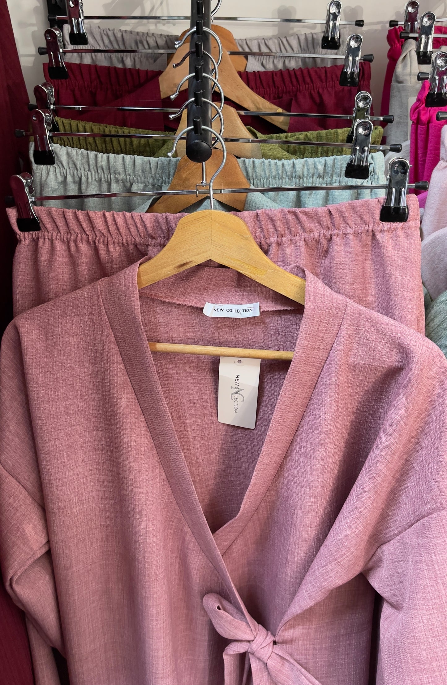Ensemble jupe style kimono