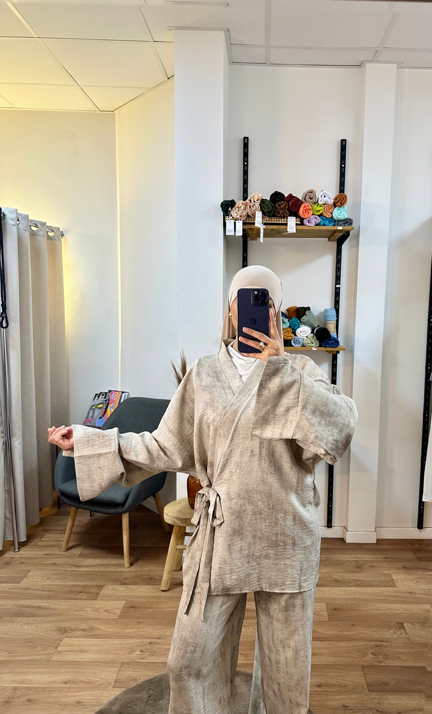 Ensemble style kimono