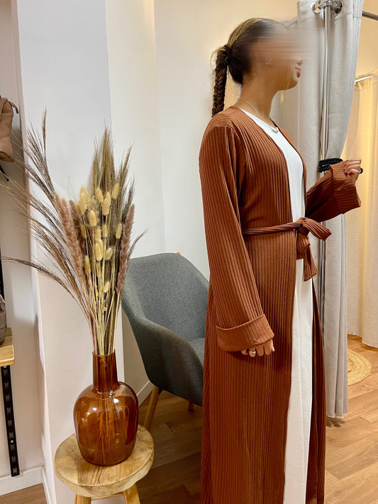 Gilet côtelé