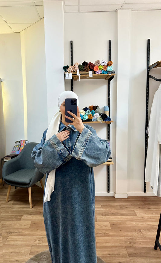 Robe denim oversize
