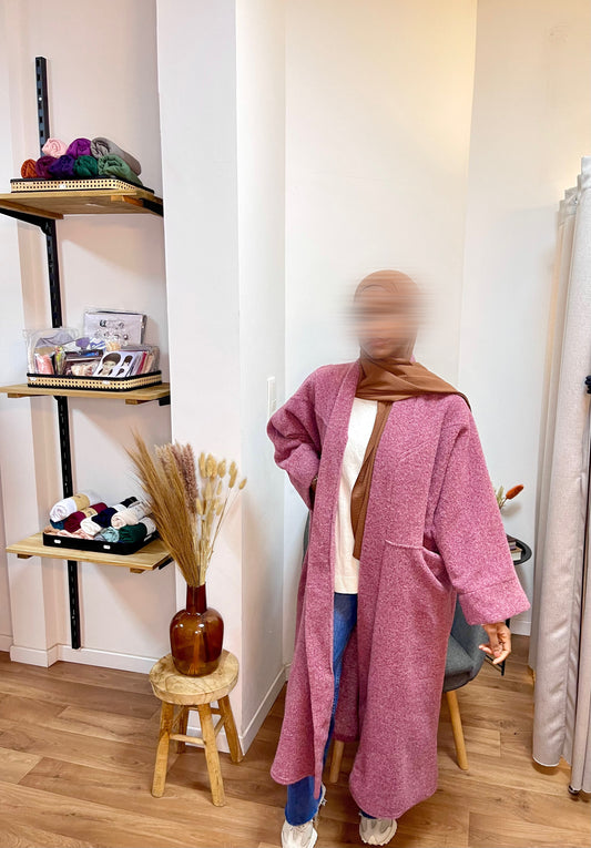 Manteau oversived épais long